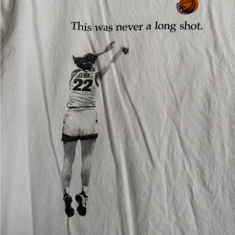 Nike Clark White Tee with Gray Logo - Picture 4 of 6